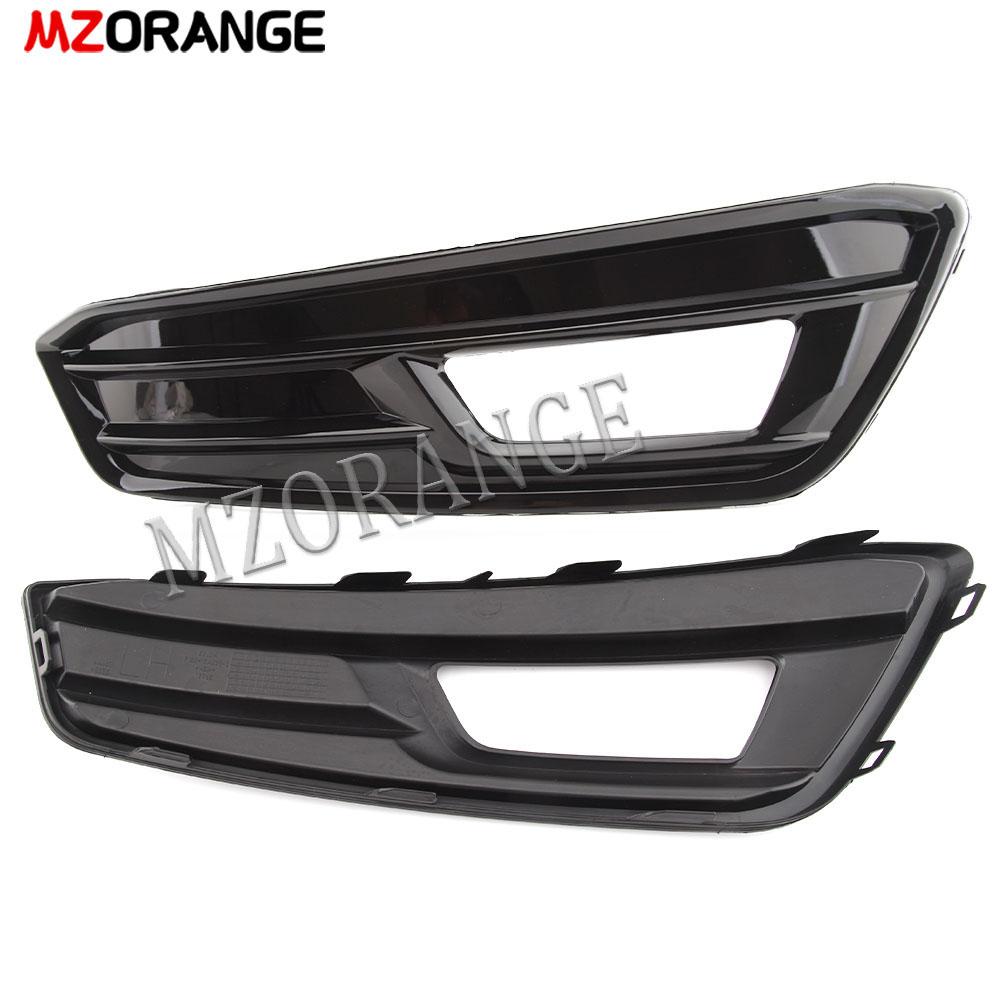 For Ford Focus ST 2015-2018 Front Bumper Fog Light Cover Grille Foglights Headlights Covers Frame Hole Car Parts Accessories