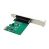 Parallel Port PCIe Expansion Card Data Transfer PCIE to DB25 Printer Adapter PCIe Adapter with Low Profile Bracket