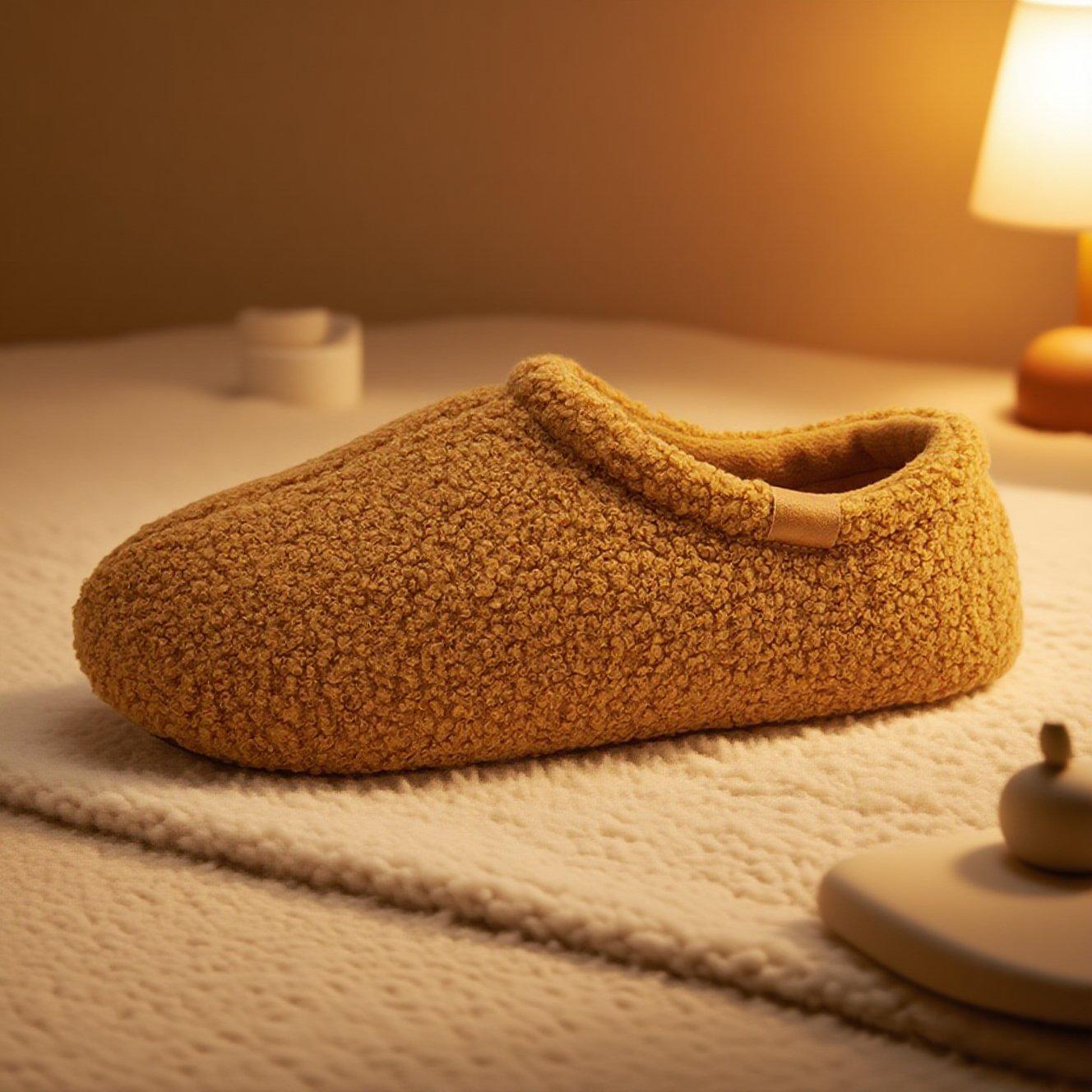 

Модные новые мужские зимние тапочки Высококачественные мягкие плюшевые теплые тапочки для женщин Нескользящая домашняя обувь для помещений Удобная обувь для пар 35-36 коричневый