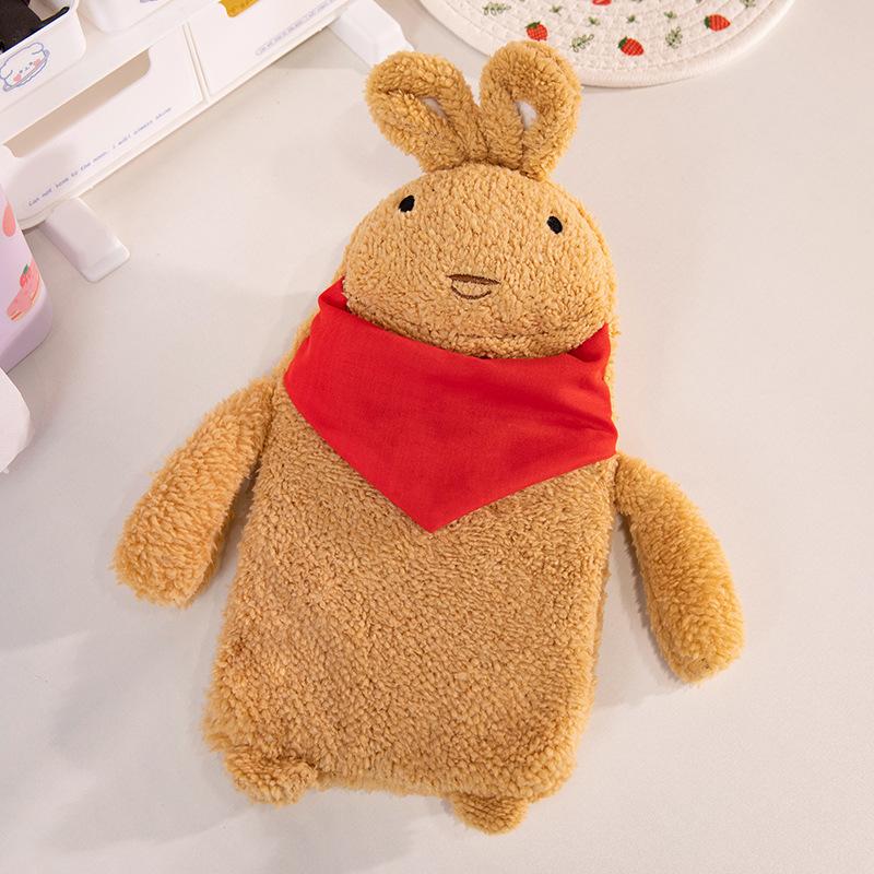 

Plush Rabbit Adorable Hot Water Bag 1000ml Perfect For Winter Material Rubber StyleI,2917cm1000ml