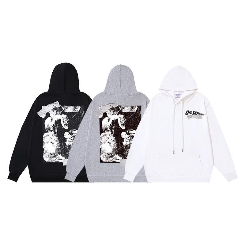 2025 Höst/Vinter Unisex Oregelbundet Bokstavs- och Pilmönster Rundhalsad Pullover Sweatshirt