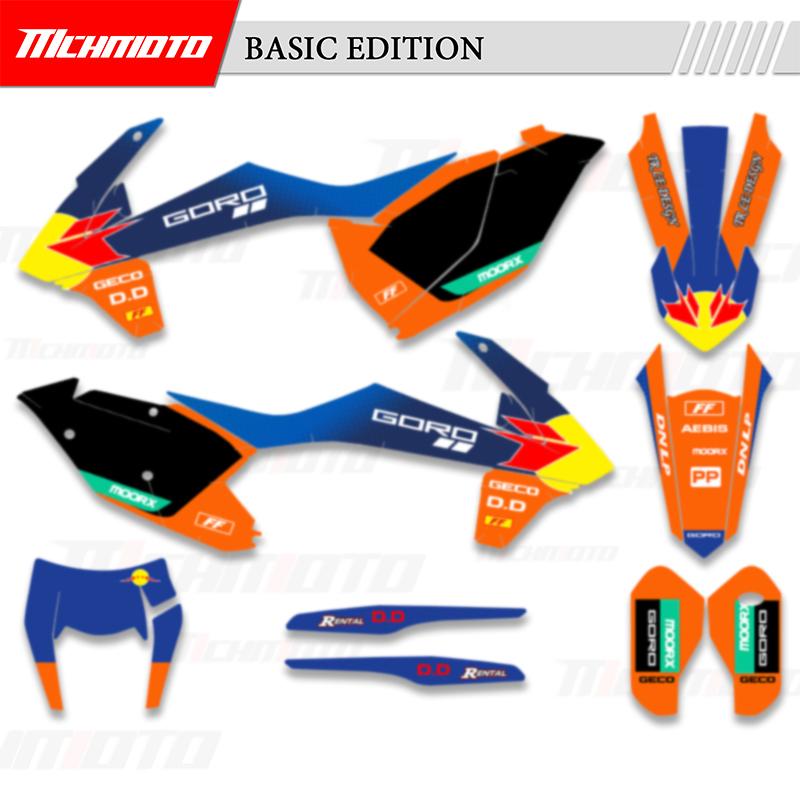 MCHMFG Motorcycle Graphics Decals Sticker Kits for KTM 125 250 450 500 SX SXF XC XCF 2016 2017 2018 EXC EXCF XCW 2017 2018
