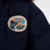 M.Latin Boys' Plush Collar Mid-Length Down Jacket
