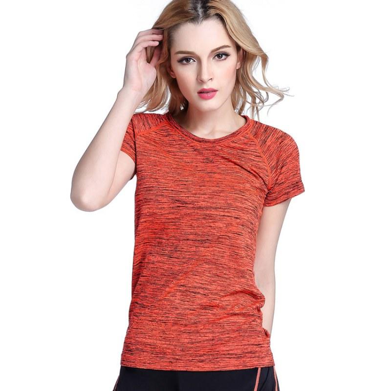 Women Sports T Shirt Runing Slim Blouse