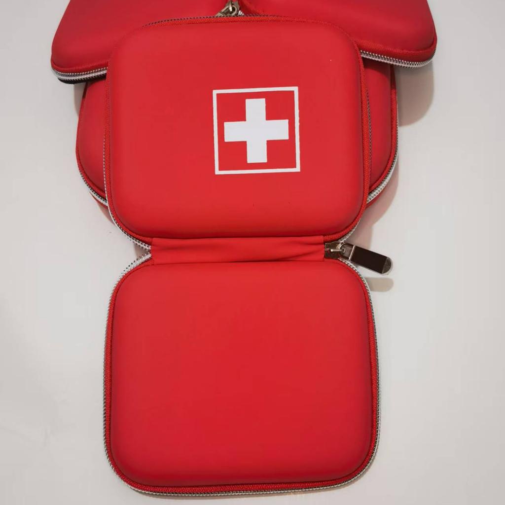 EVA Kit, Portable Small PU Leather, Suitable For Home, Car, And Outdoor Emergency Kits, Storage Box, Lifesaving Bag