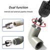 Pipe Threading Tool, PVC Pipe Threader 1'' DN25 Internal & External Pipe Threading Tool for Water Plumbing