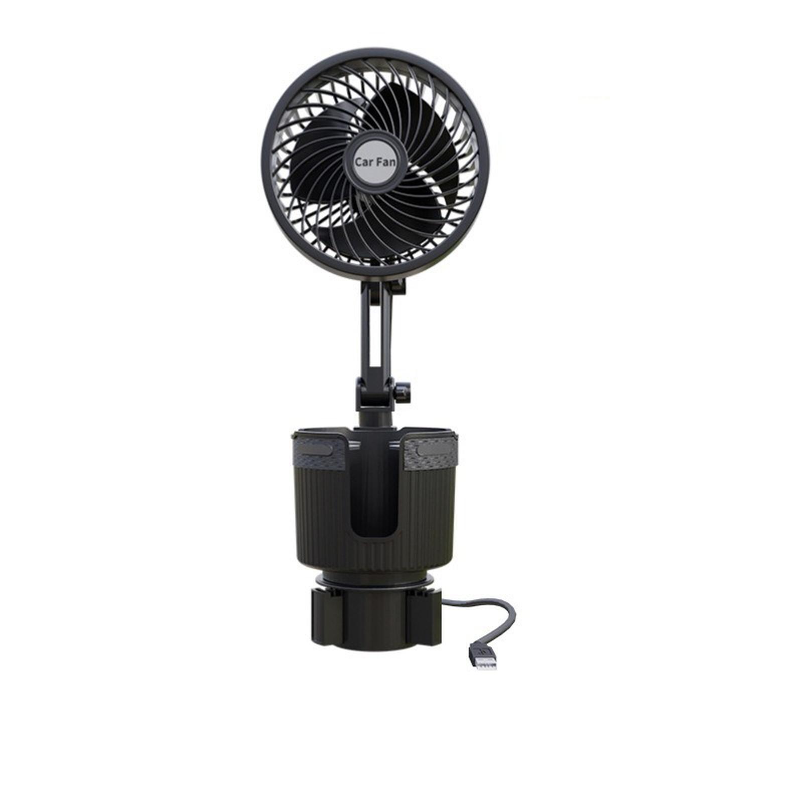 

New Cup Holder Fan Large Insulated For Truck Van Vehicle One Size