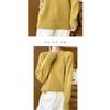 Autumn and Winter Solid Color Round Neck Loose Fashionable and Versatile Bottoming Sweater Sweater Top