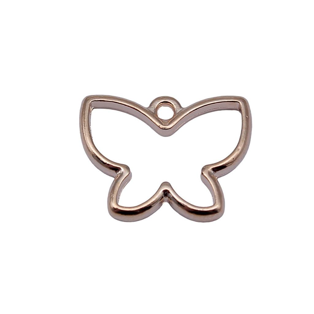 Butterfly Charms Simple Pendants For Minimalist DIY Jewelry Making