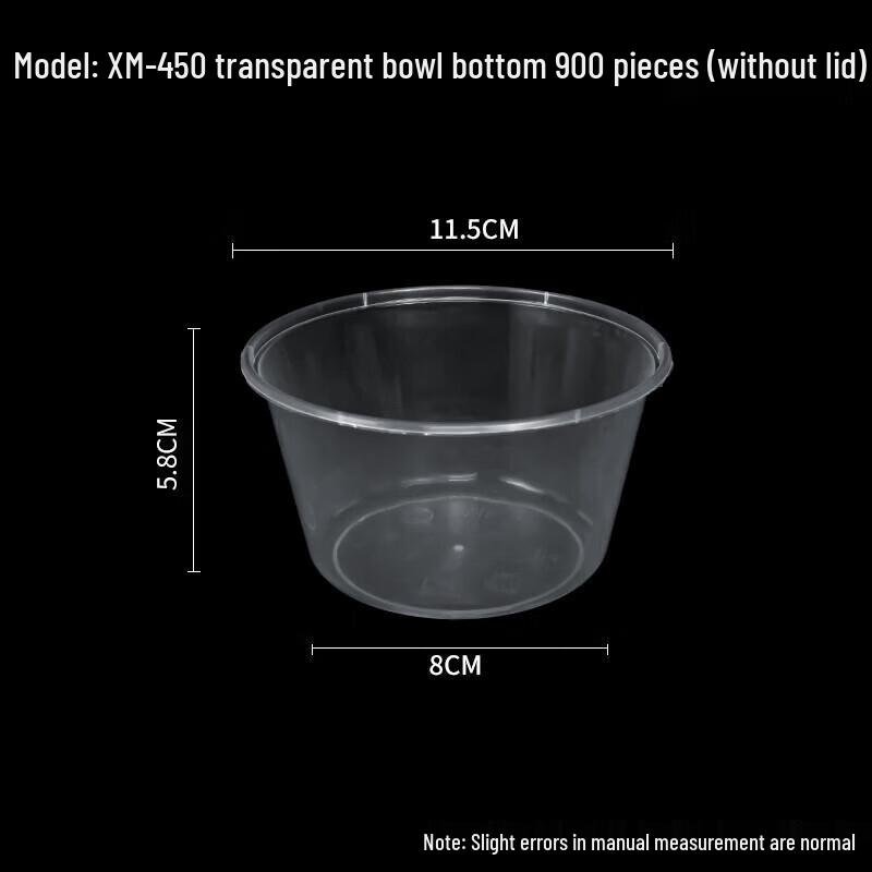 Disposable Round Plastic Takeout Containers