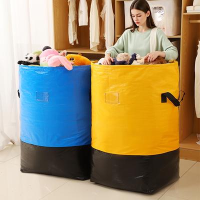 1-Pack Heavy Duty Moving Bags, Large Storage Organizer for Clothes Bedding, Foldable Travel College Dorm Packing Solution