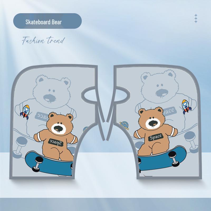 Electric Scooter & Motorcycle Sunshade Gloves: Breathable, Waterproof, All-Season Handlebar Covers.