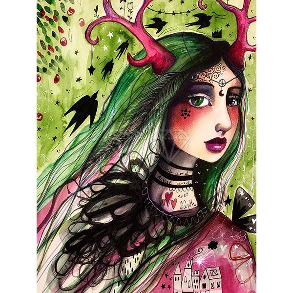 DIY 5D Diamond Painting Comic for Girl Diamond Mosaic Cross Stitch Kits Home Decoration Full Round Diamond Embroidery