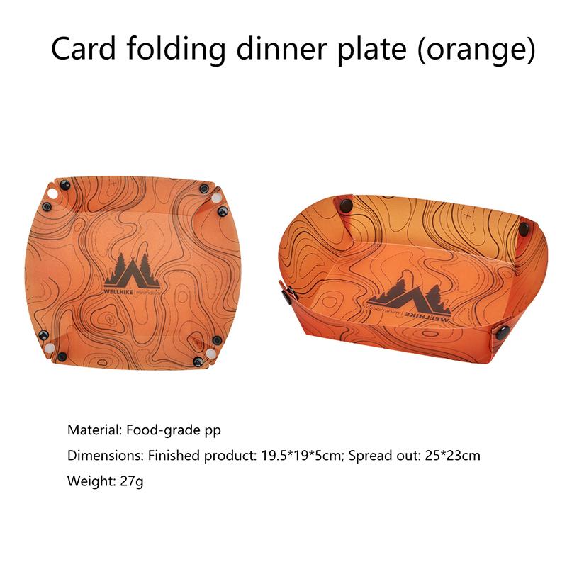 Outdoor Lightweight Folding Tableware Portable Bowl Plates Coffee Filter Funnel Cup Heatproof Food-Grade Tableware Easy To Clean