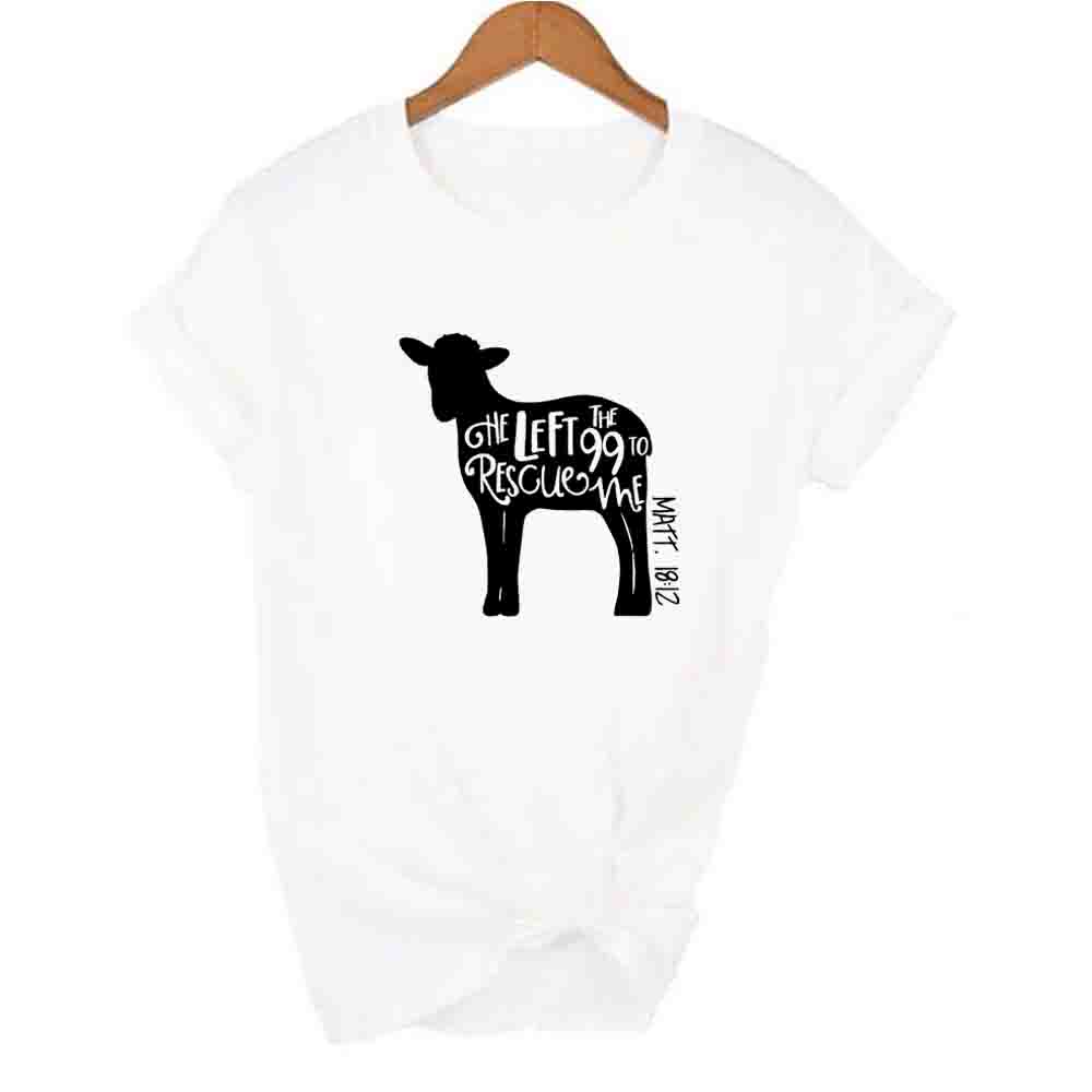 Jesus Peace Print Women T Shirt God Letter Religious Summer T Shirts Graphic Tees Female