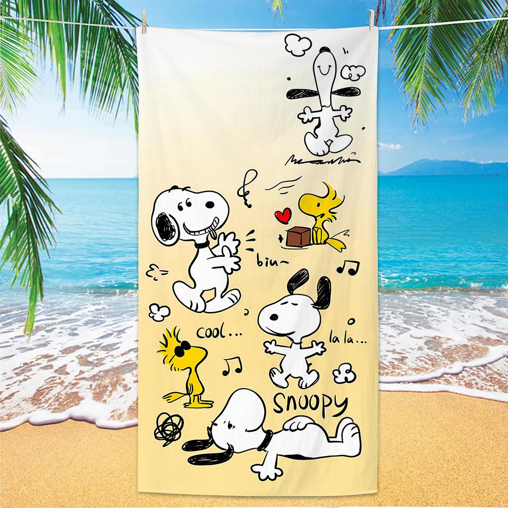 Popular Microfiber Beach Towel Cartoon Children'S Class A Beach Towel Summer Beach Towel