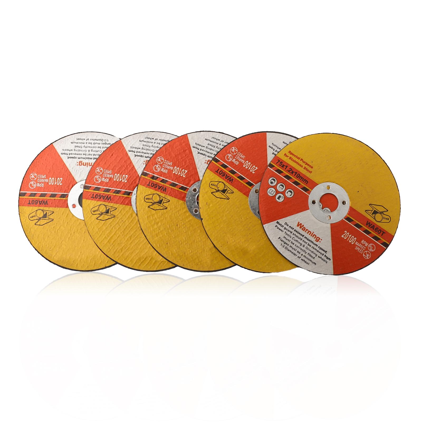 

Brand New Saw Blade Ultra-thin 10mm Bore 15pcs 3 Inch 75mm Cutting Disc Fiber Reinforced Resin For Angle Grinder China Mainland