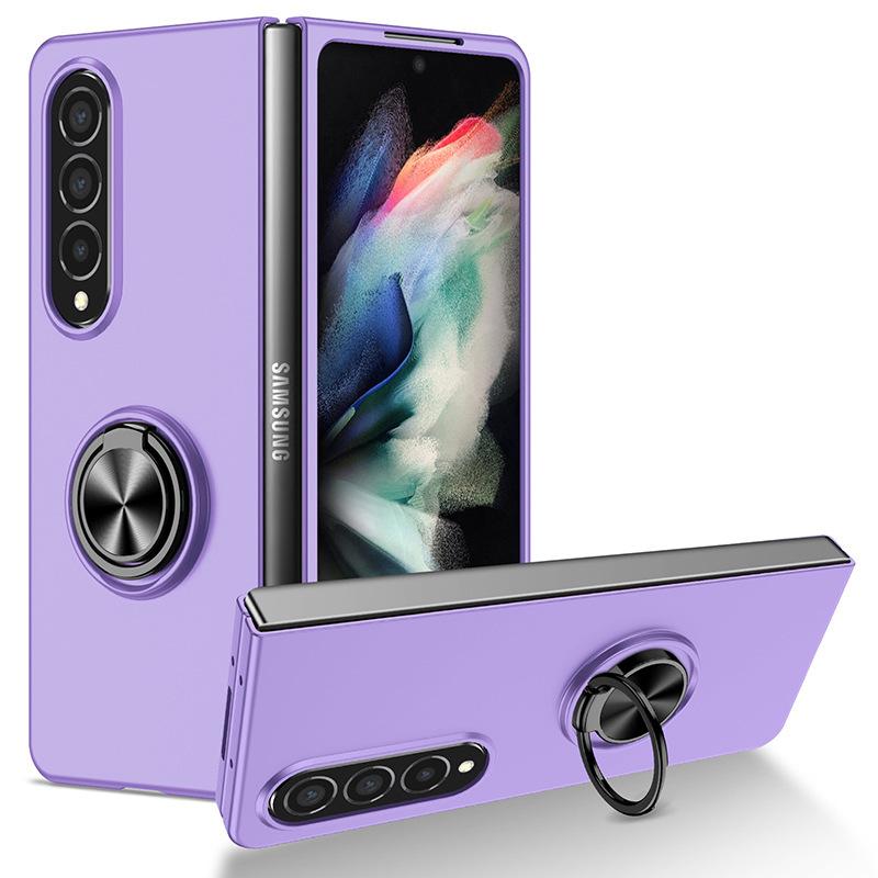 Applicable To Samsung Z Fold1ultra Mobile Phone Case Magnetic Ring Holder Wireless Charging Flip1/1/1 Protective Case