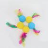 1PC Cat Self-hi Toy Feather Golf Ball Rustling Cat Ball Cat Scratching Ball Pet Supplies