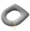 Bathroom Seat With Handle, Washable Toilet Soft Winter Warm Cushion Pad Cushion O-Shaped Toilet Seat Bidet Cover
