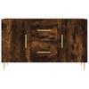 Sideboard Smoked Oak 100x36x60 Cm Engineered Wood
