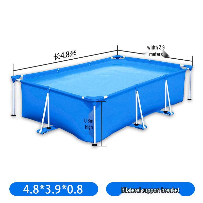 Portable Kids' Swimming Pool: Indoor/Outdoor Large PVC Frame Pool