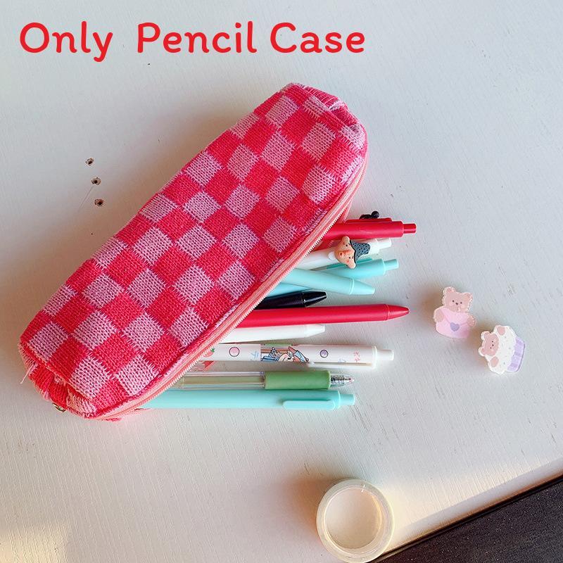 Canvas Pen Case For Students With High Capacity And Stylish Design For Middle School And High School Use