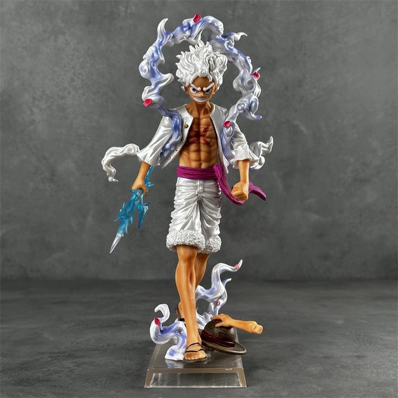 23cm One Piece Monkey D Luffy Gear 5 Action Figure PVC GK Statue Anime Collection Model Desktop Decorative Toy For Anime Fans