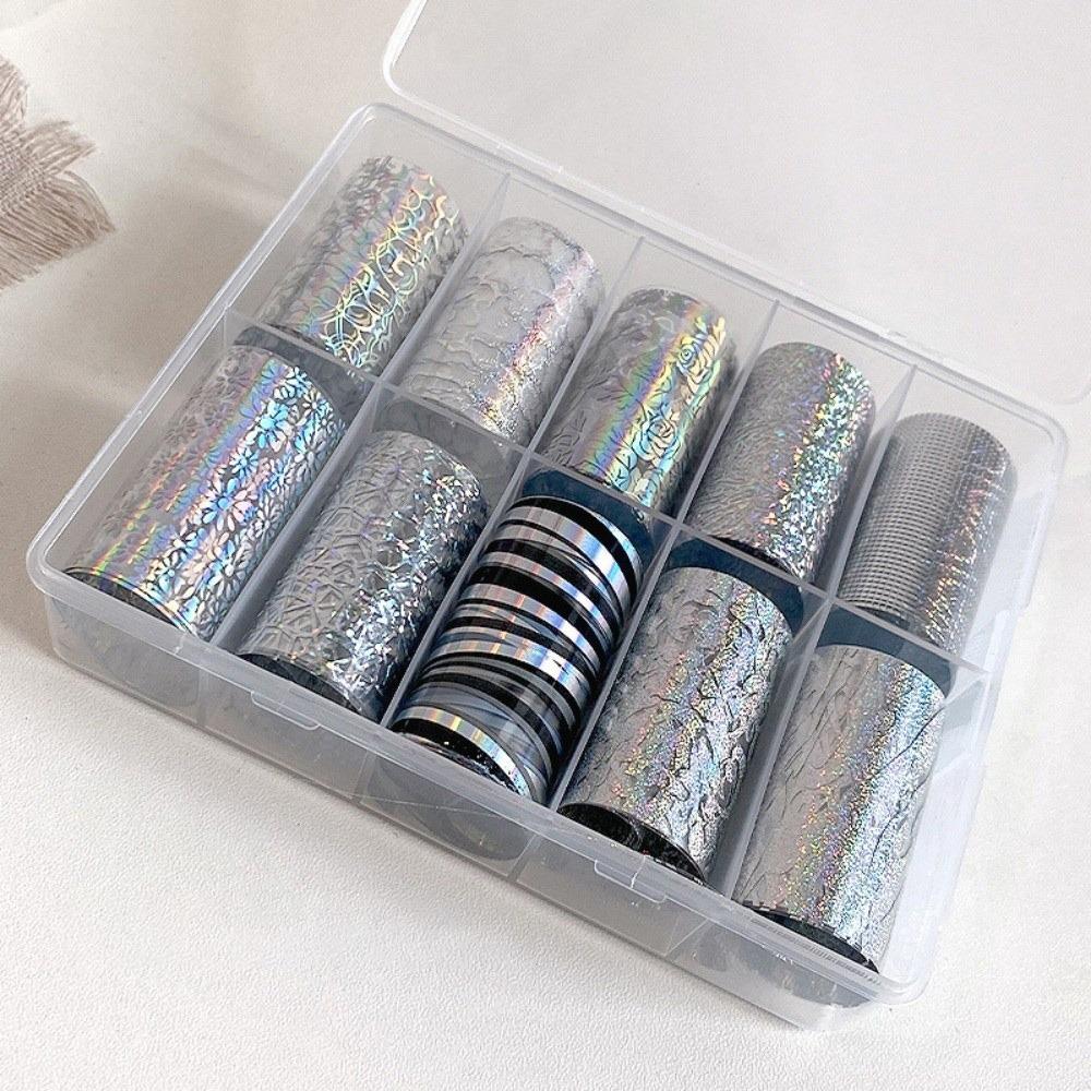 Leopard Print Nail Stickers Lace Design Nail Art Stickers Fashion Manicure Decals  Nail Decoration