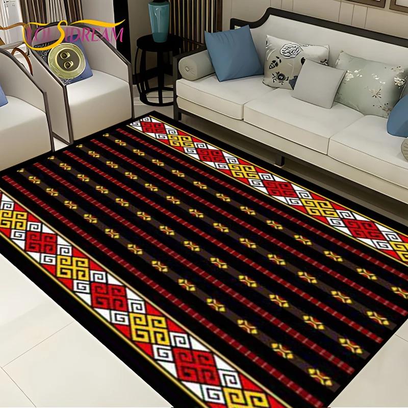 Vintage Fars Halısı Oturma Odası Yatak Odası Bohemya Türk Fas Etnik Kilimler Kaymaz Mandala Geometrik Kapı Paspası Poster Paspas