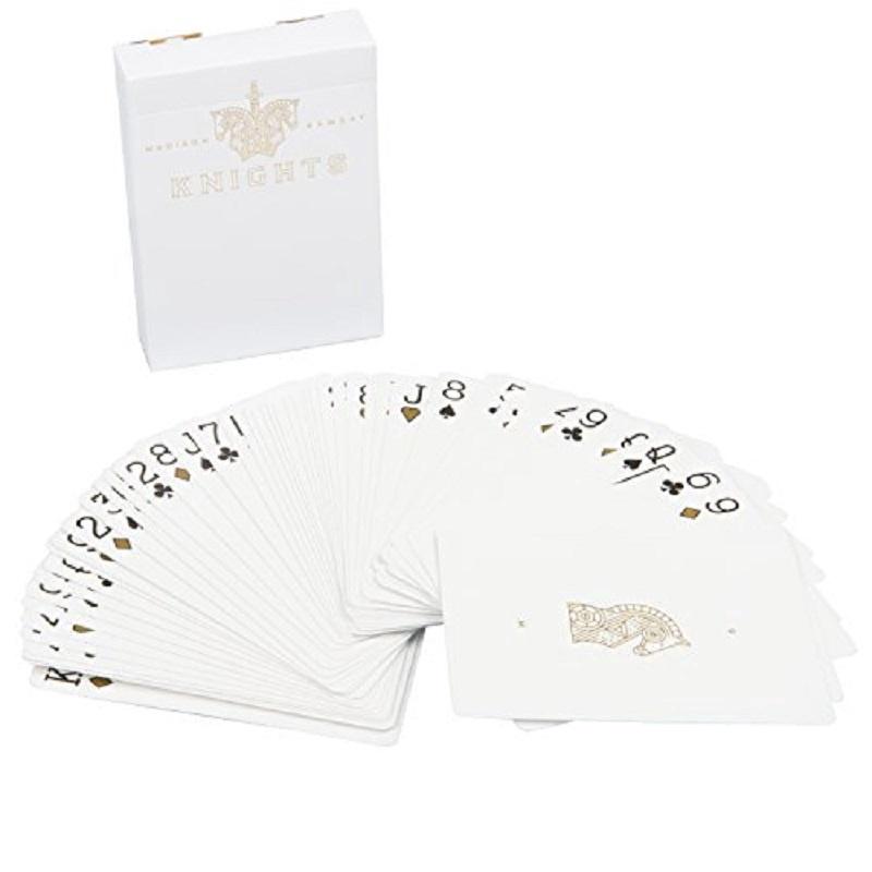 Ellüsionist Şövalyeler Oyun Kartları Beyaz/Mavi Bisiklet Destesi Kart Oyunları Sihir Numaraları