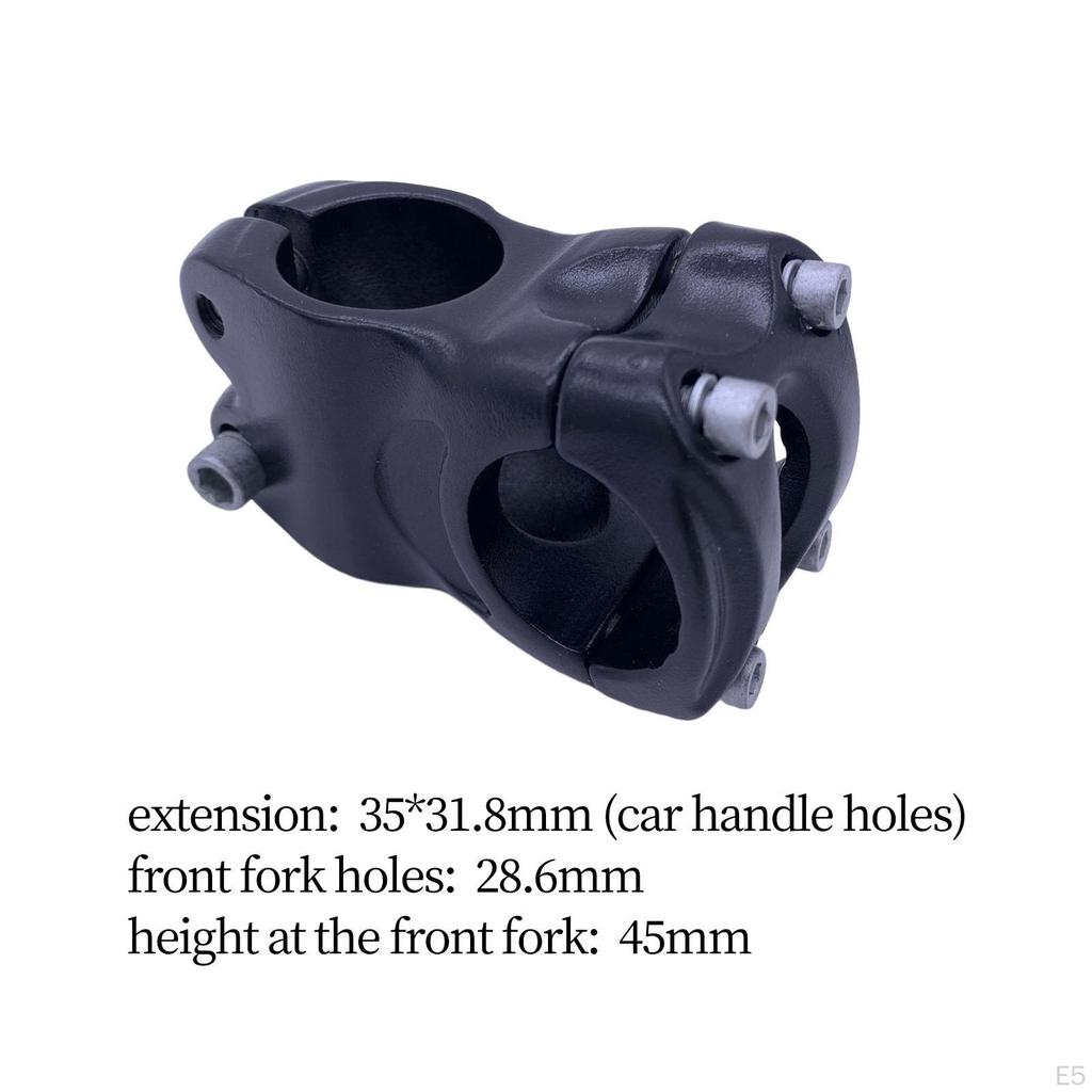 31.8mm Handlebar Stem for 35mm Mountain Bike, Durable Aluminum Alloy