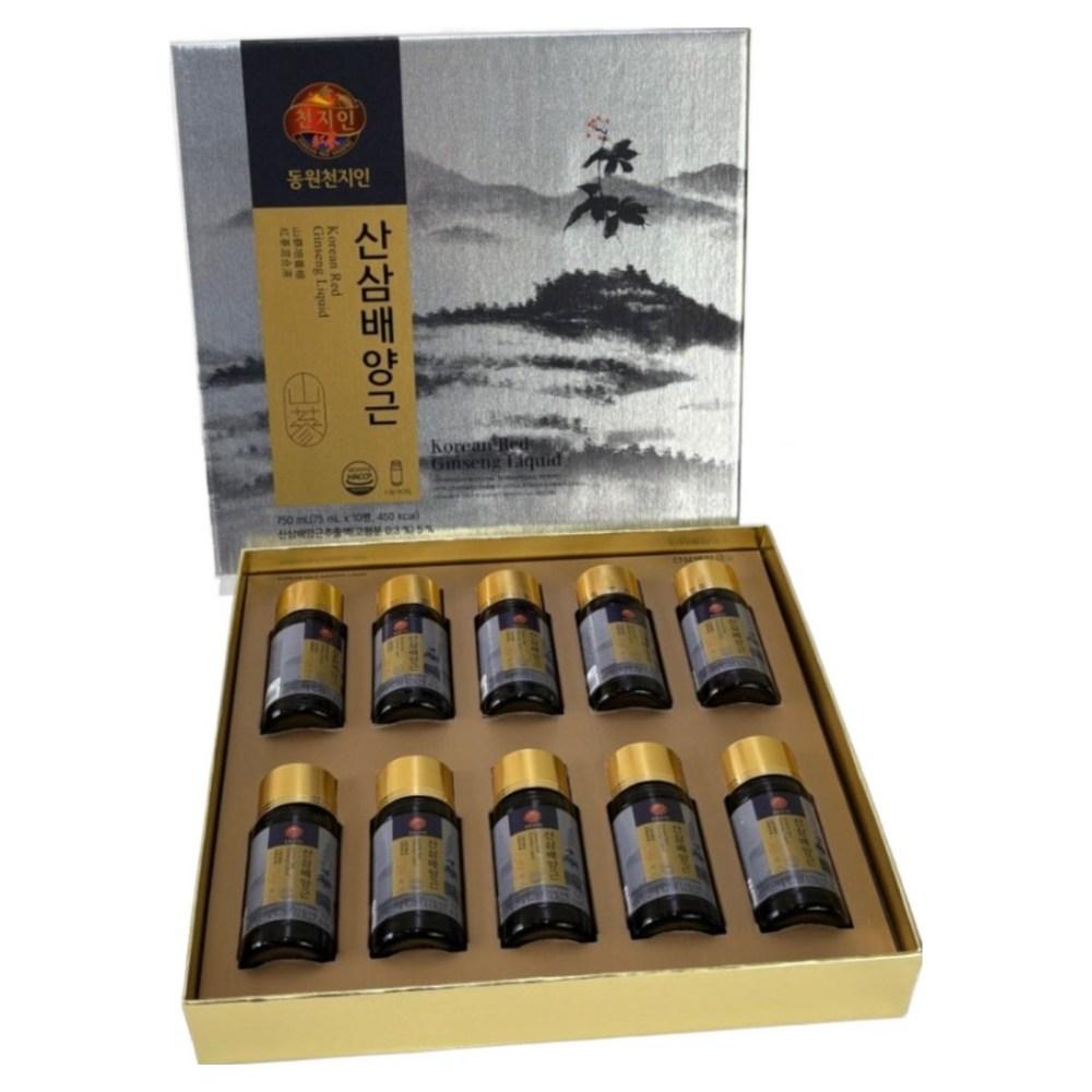 Gift for Parents Dongwon Cheonjiin Cultured Wild Ginseng Gift Set 75ml 10 Bottles