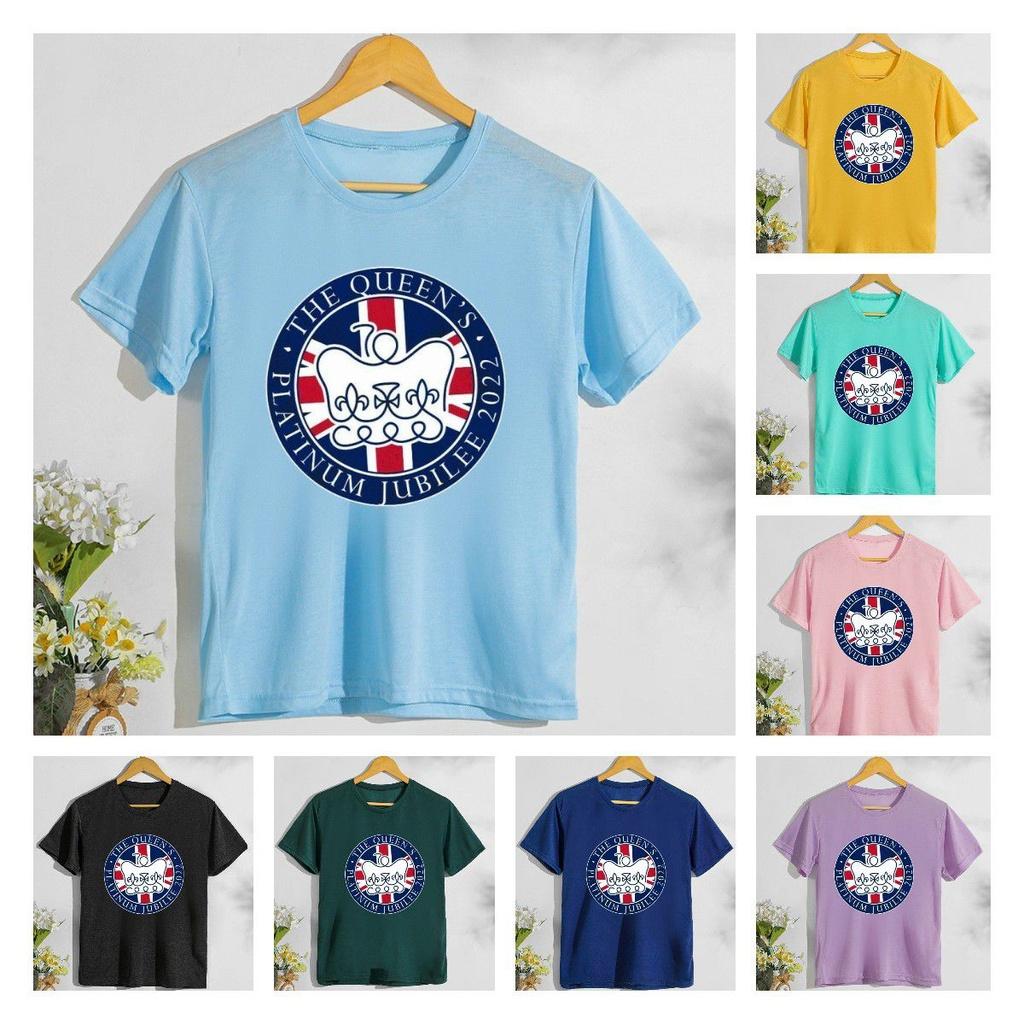 Queens Platinum Jubilee 2022 Union Jack T-shirt Vintage Distressed Style