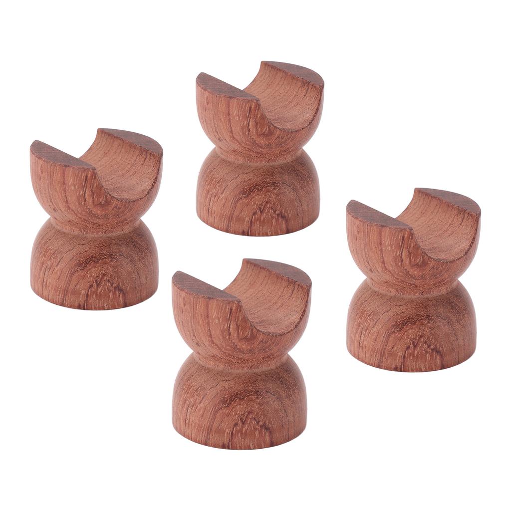 4PCS HiFi Speaker Cable Wire Bracket Wooden Shockproof Insulation HiFi Speaker Cable Stabilizer for Speaker Amplifier