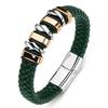 2026 European and American Men's Genuine Leather Trend High-end Bracelet, Woven Leather Bracelet