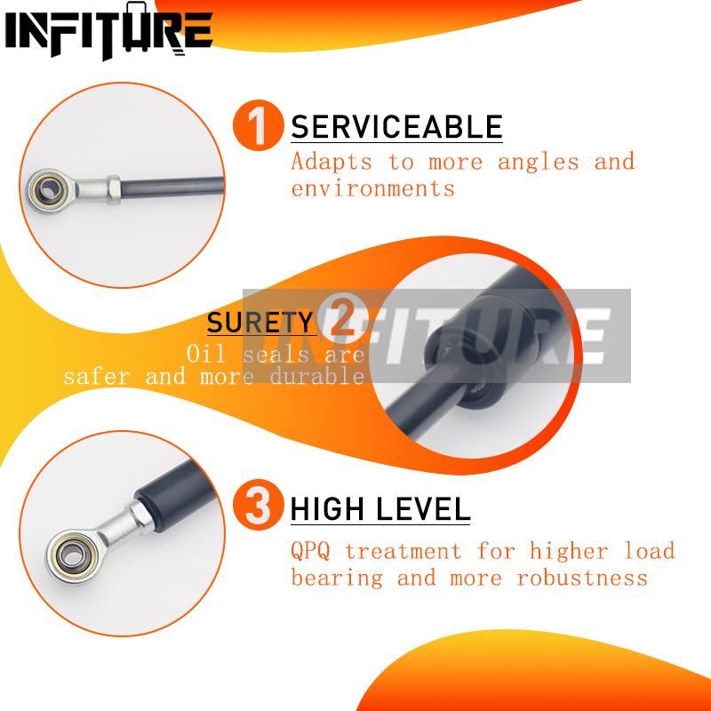 2pcs 300/350/400/450/500/550/600mm 1100N Car Gas Struts Spring Shocks Lift Supports RV Windows Storage Damper Camper Back Window