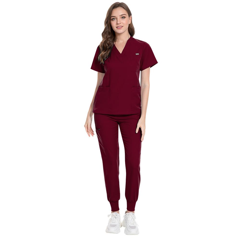 Women's and Men's Short Sleeve Scrub Suit for Dental, ICU, and Salon Professionals