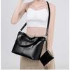 New Retro Fashion Shoulder Handbag Commuter Large Capacity Casual Fashion Mother and Child Bag