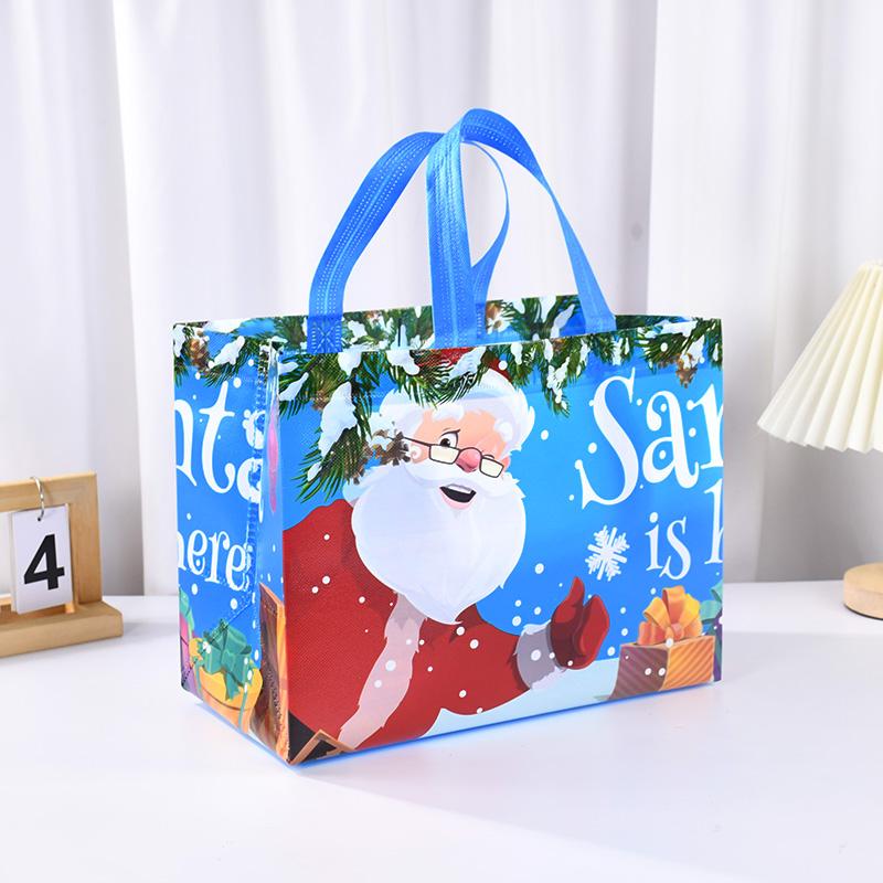 Christmas Gift Bag Santa Claus Snowman Candy Gift Packaging Bag 2025 Merry Christmas Party Home Decor Navidad Noel 2025 New Year