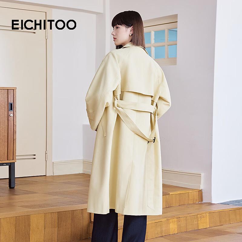 EICHITOO Women's British Style Cotton Trench Coat