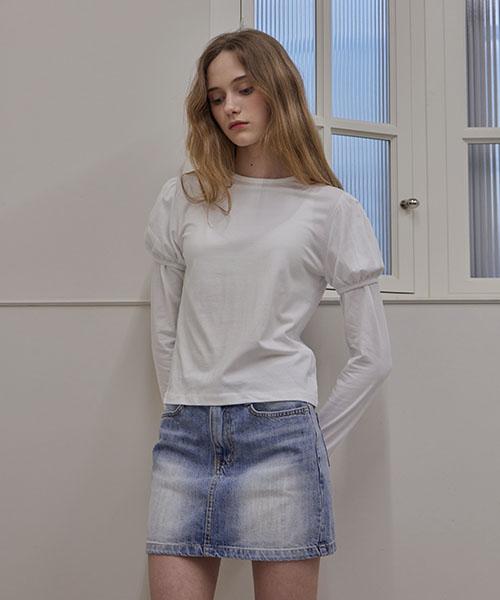 Heint Ezel Vintage Mini Skirt_2Colors_Light Blue