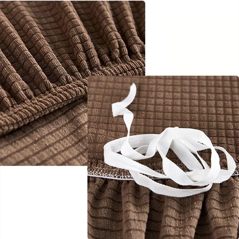 Waterproof Thick Sofa Covers For Living Room Jacquard Solid Color Couch Cover Corner Sofa Slipcovers L Shape Sofa Protector 1PC