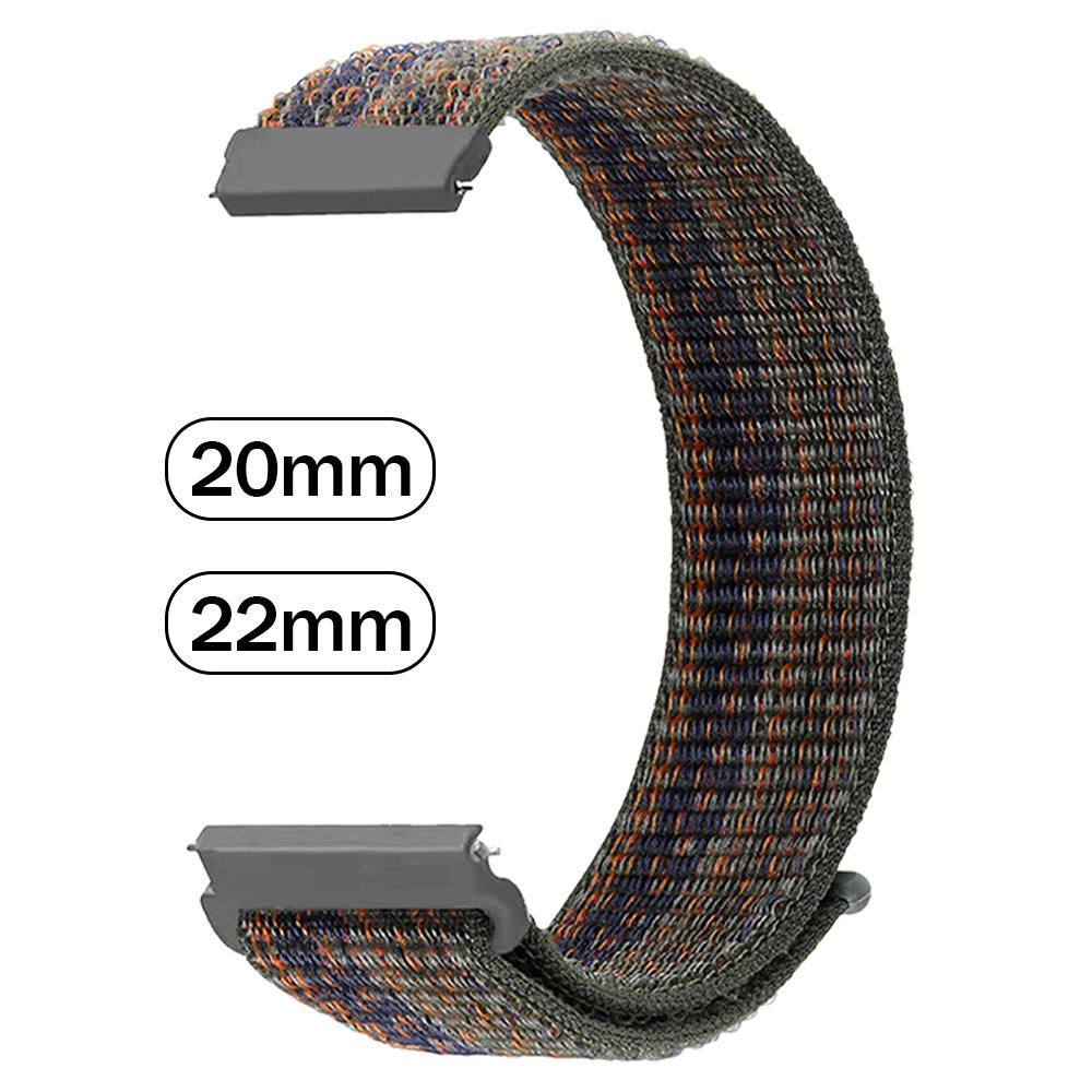2Pcs 20mm 22mm Nylon Loop Strap For Huawei Watch 5 46mm 4pro Buds GT6 PRO GT6 GT5 Runner Sports Bracelet Braided Breathable Band