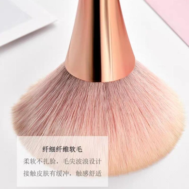 1pc Big Size Soft Fluffy Glitter Powder Professional Brush Nail Dust Cleaning Brush Women Girls Manicure DIY Make Up Beauty Tool