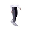Fila Fusion Retro Patchwork Woven Knitted Sports Pants Men bottoms Deep-Black T11M213801F-BK