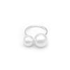 Pearl Open Ring, Fashionable Joint Finger Ring, Elegant Ring Accessory
