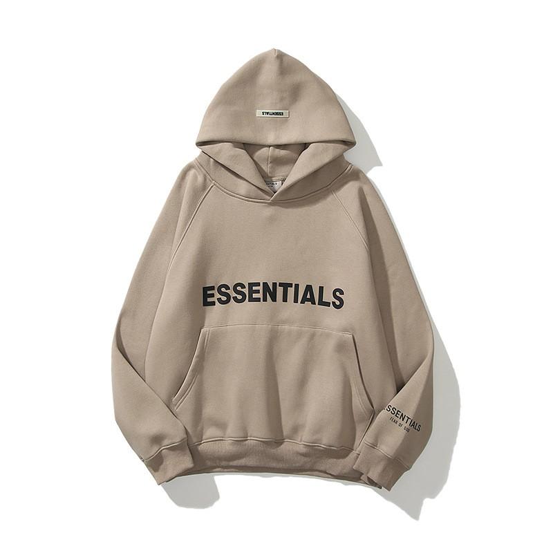 Mens Hooded Fleece-Lined Cotton Sweatshirt With
