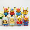 Trendy Music Clothing Pikachu Pvc Character Toys Model For Kids Collectors And