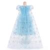 Elsa Summer Girl's Bubble Sleeve Princess Wedding Dress